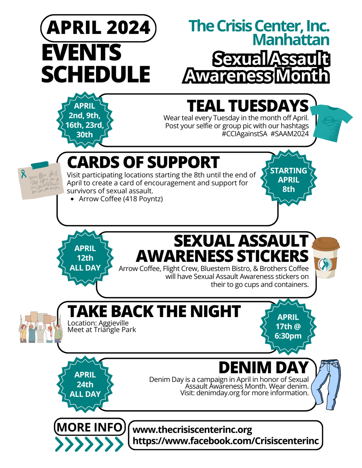 Sexual Assault Awareness Month | The Crisis Center, Inc.